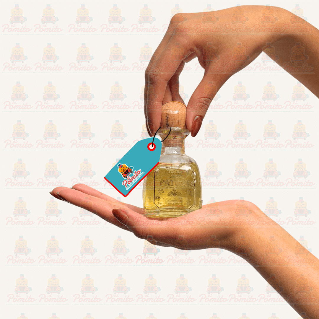 Mini Tequila Patrón Añejo 50 ml.