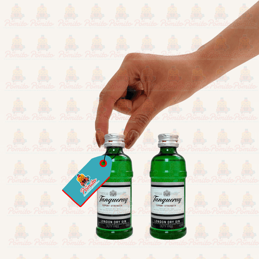 2 Mini Ginebra Tanqueray 50 ml.