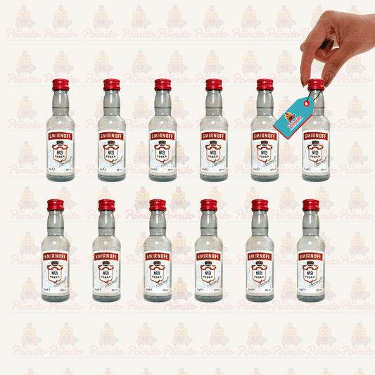 (12 piezas) Mini Smirnoff Natural 50 ml.