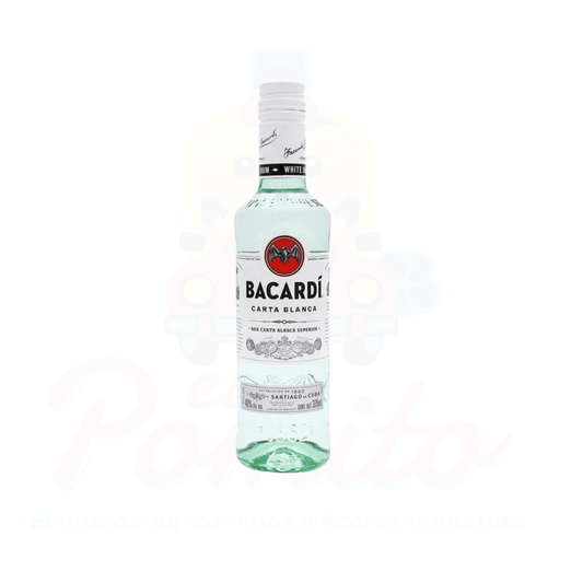 Mini Ron Bacardi Blanco 375ml.