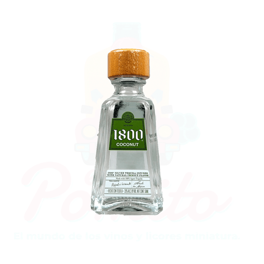 Mini Tequila 1800 Coconut 50 ml.
