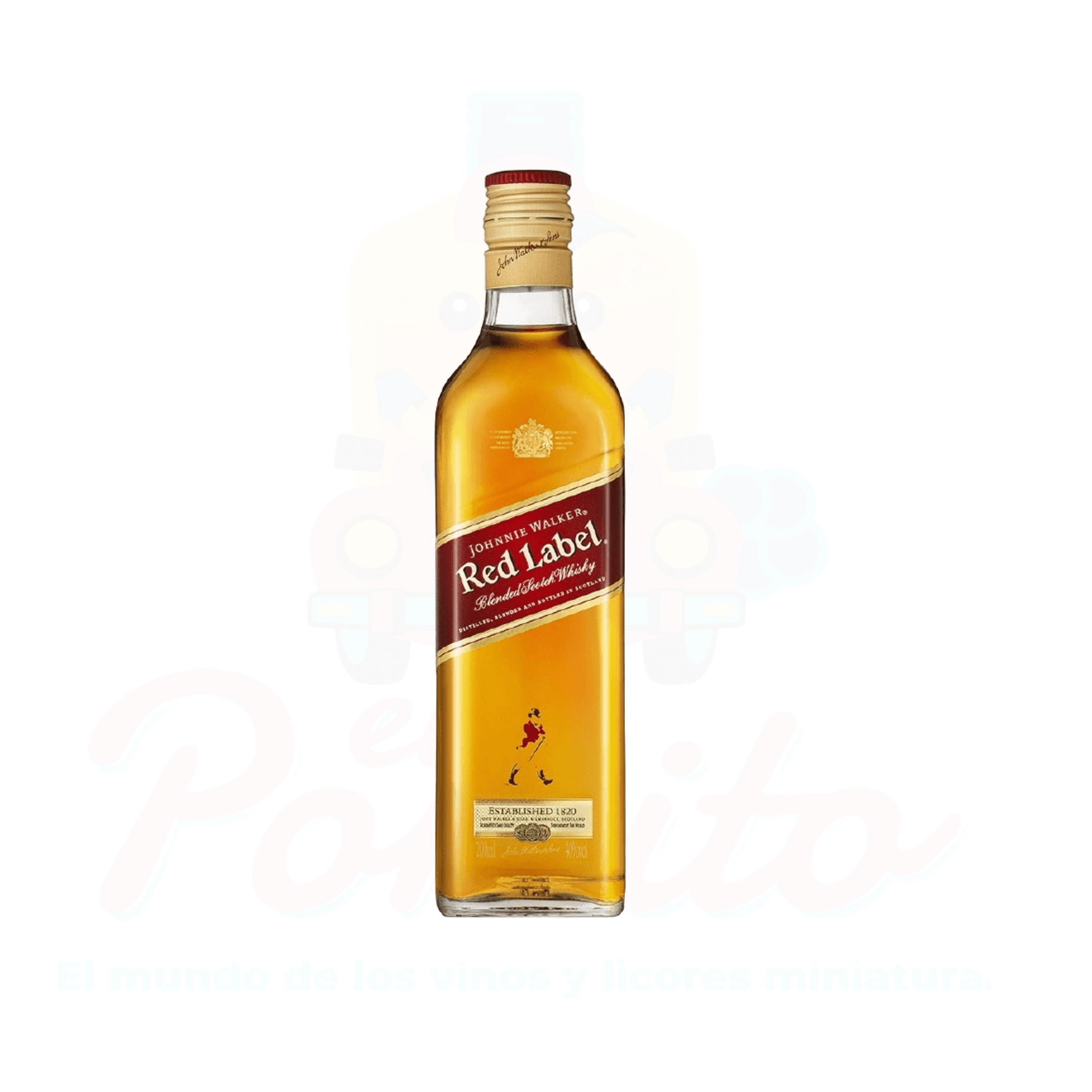 Red Label Mini Mini Whisky Johnnie Walker Red Label 200 ml. – El Pomito