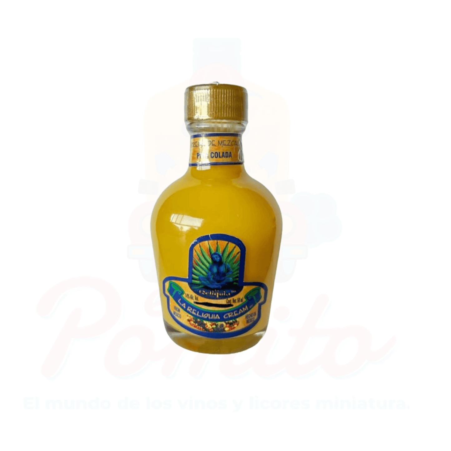 Mini Crema De Mezcal La Reliquia Cream Piña Colada 50 ml.