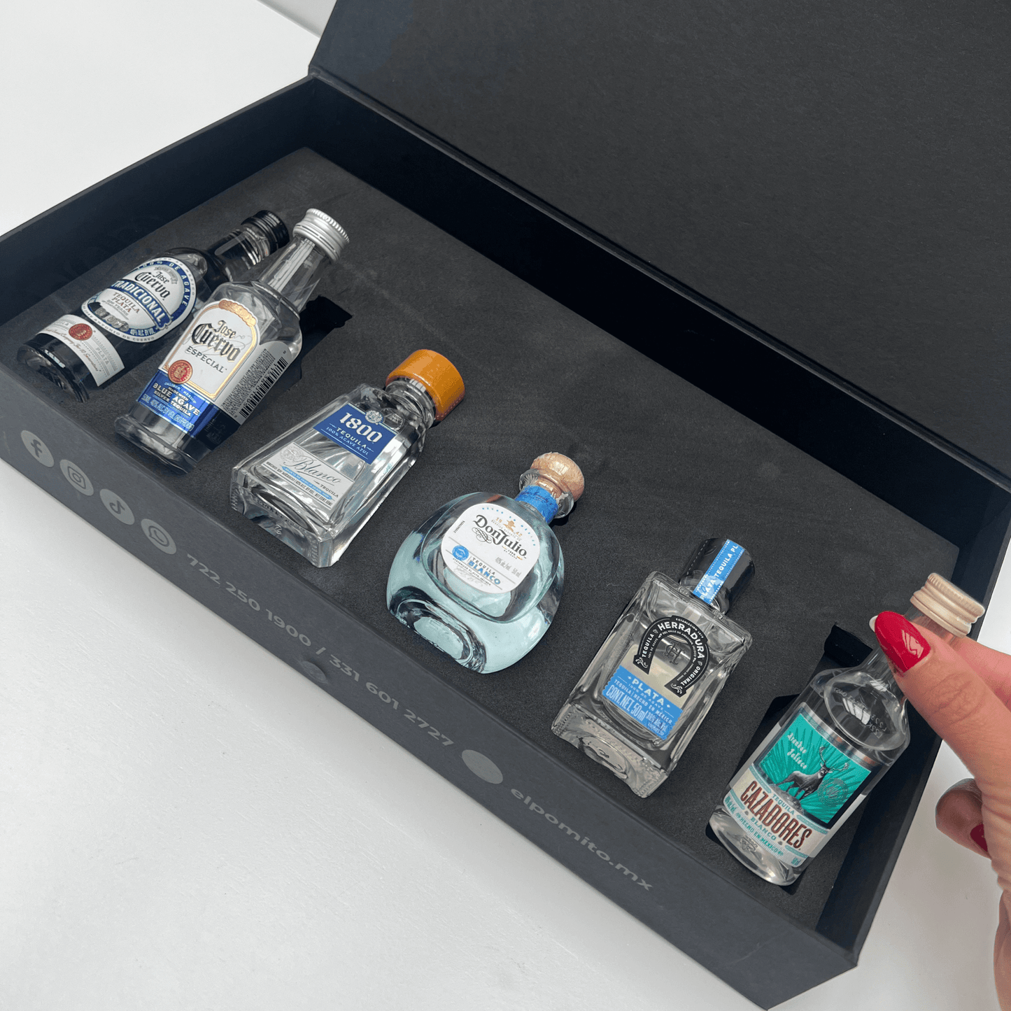 Mini Colección Tequilas Blancos 50ml