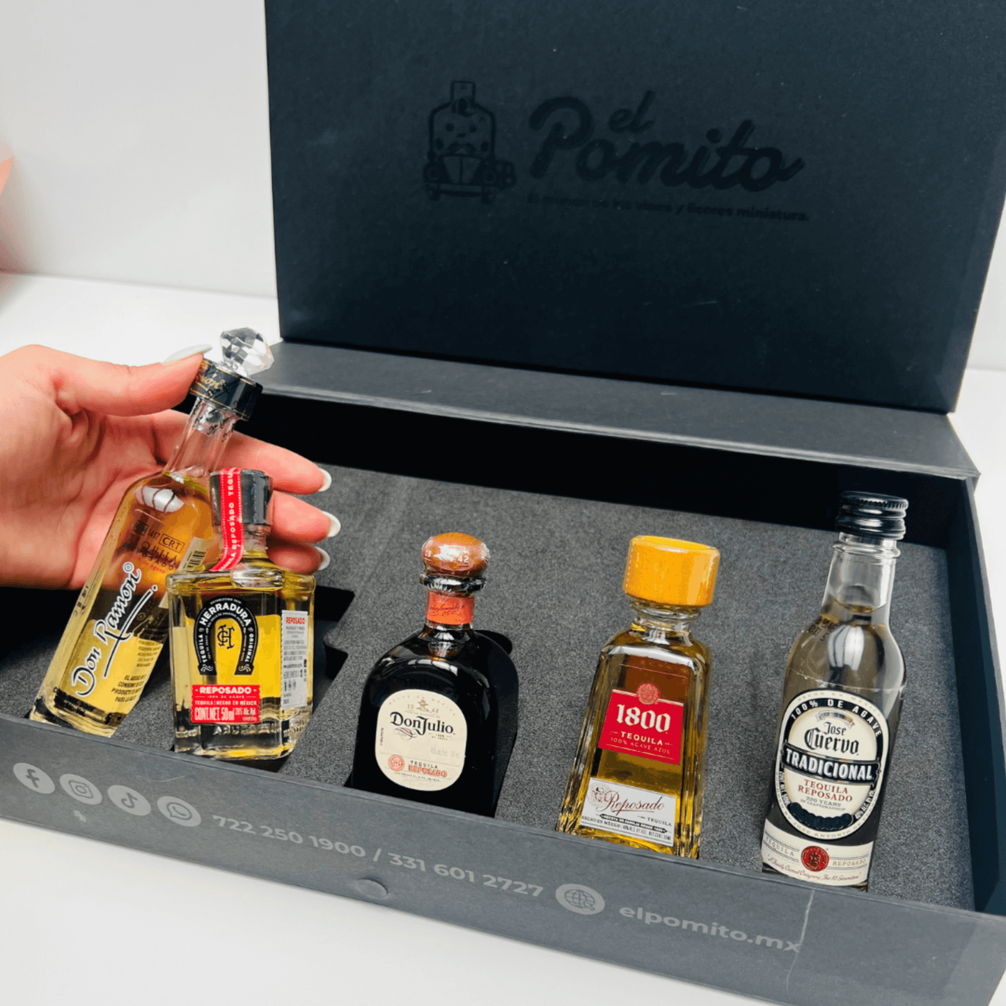 Mini Colección Tequilas Reposados 50ml