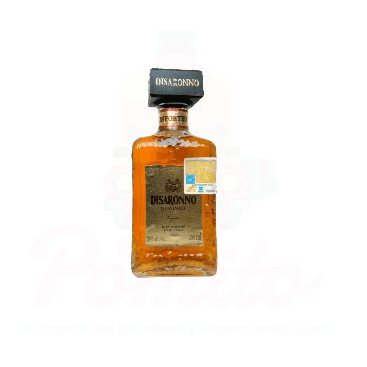 Mini Licor Disaronno Amaretto 200ml.