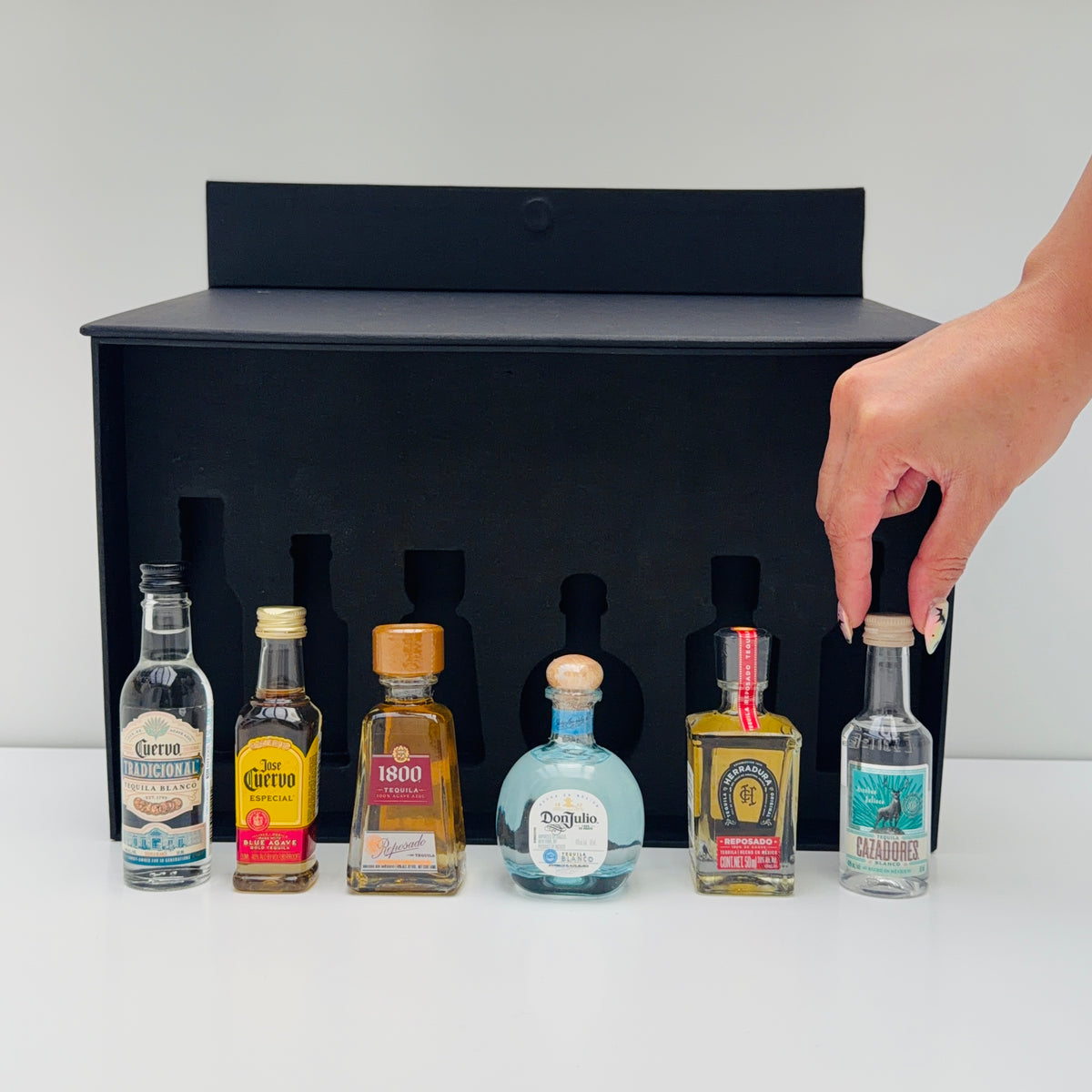 Mini Colección Tequilas Combinado (Reposado y Plata) 50ml 3