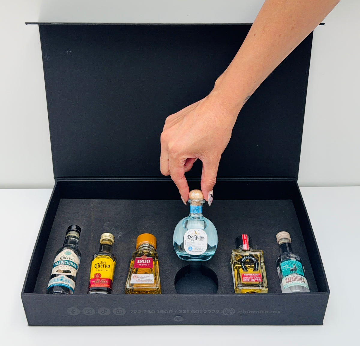 Mini Colección Tequilas Combinado (Reposado y Plata) 50ml 3