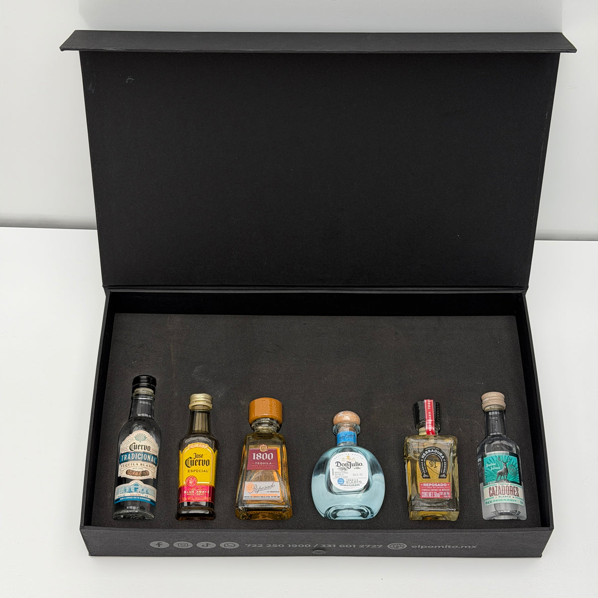 Mini Colección Tequilas Combinado (Reposado y Plata) 50ml 3
