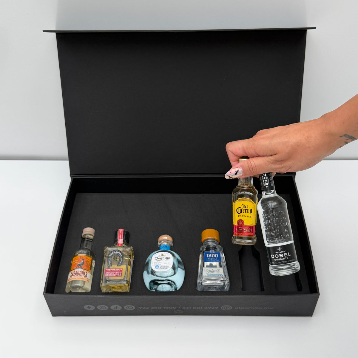 Mini Colección Tequilas Combinado (Reposado y Plata) 50ml 2