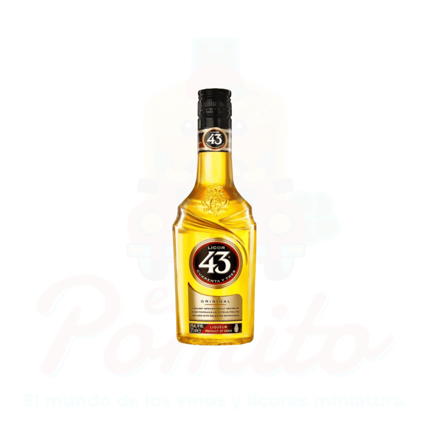 Mini Licor 43, 375 ml.