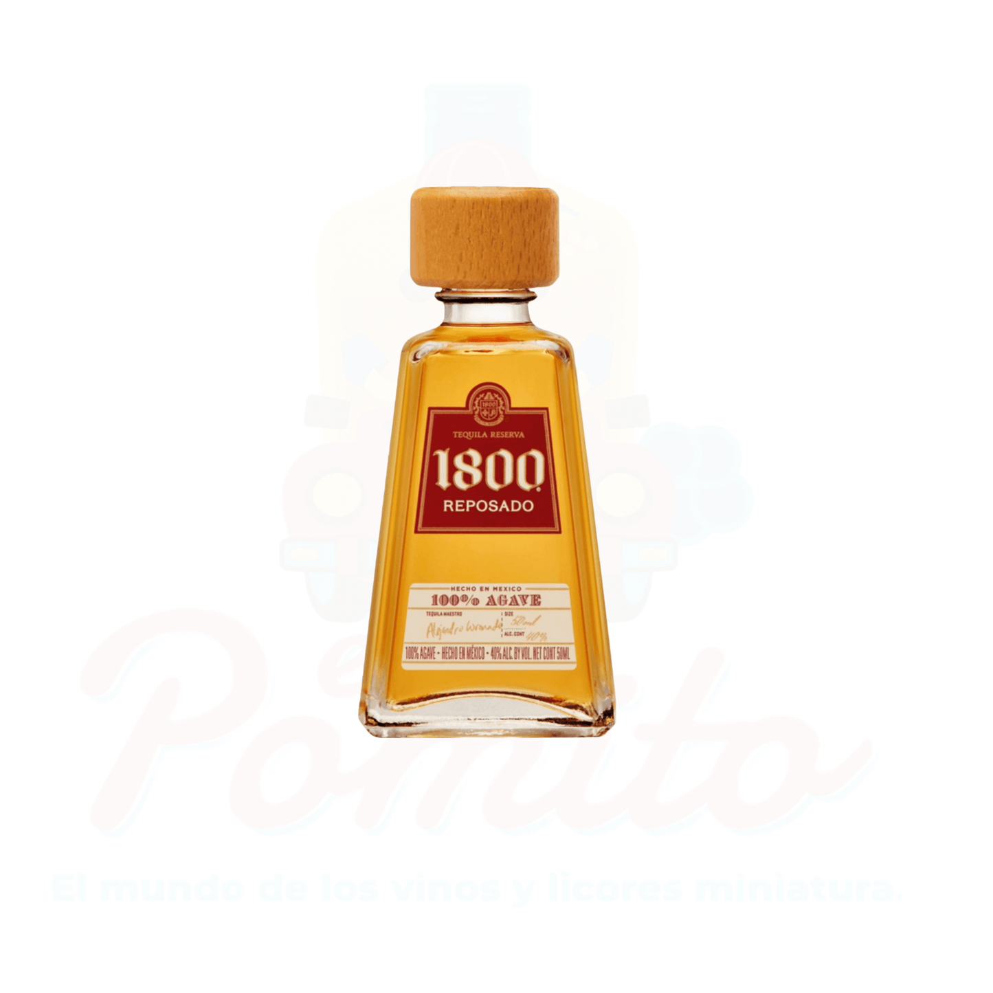 Mini Tequila 1800 Reposado 50 ml.