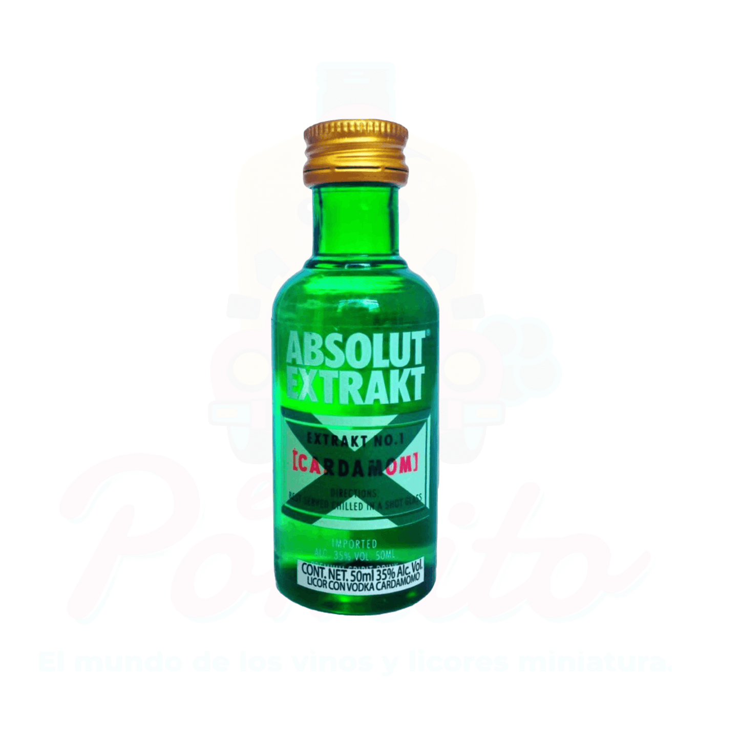 Mini Vodka Absolut Extract 50 ml.