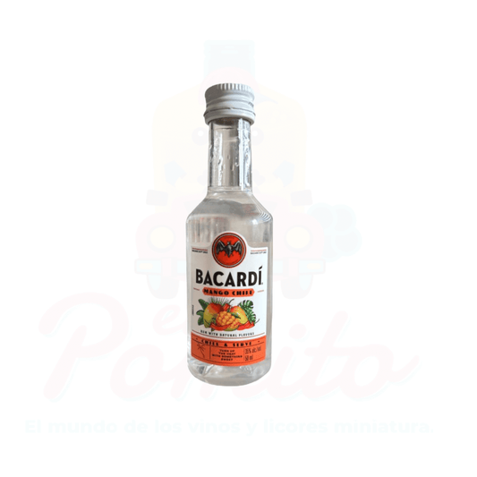 Mini Ron Bacardi Mango Chile 50 ml.