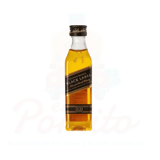 Mini Whisky Johnnie Walker Black Label 50 ml.