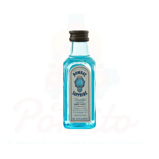 Mini Ginebra Bombay Sapphire 50 ml.