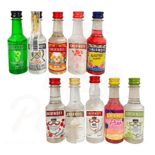 Mini Colección Smirnoff 50 ml.