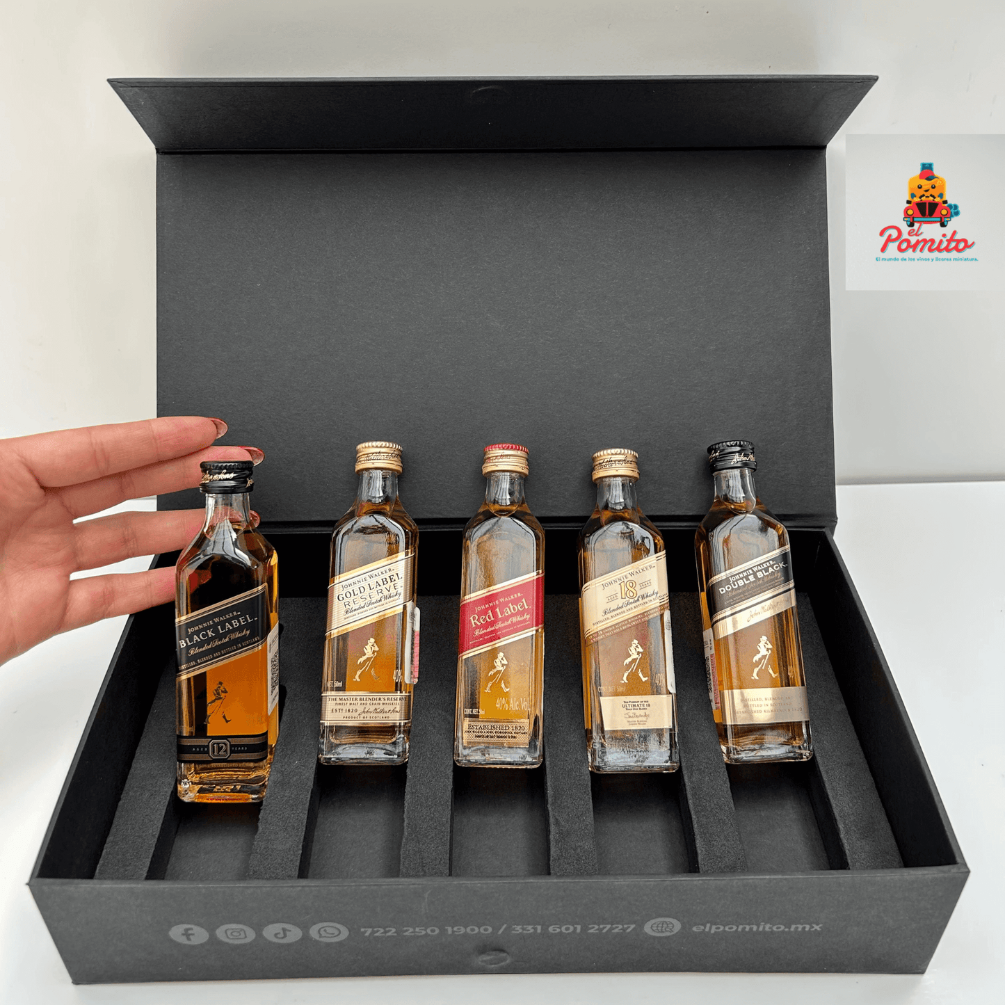 Mini Colección Whisky Johnnie Walker 50ml (1)