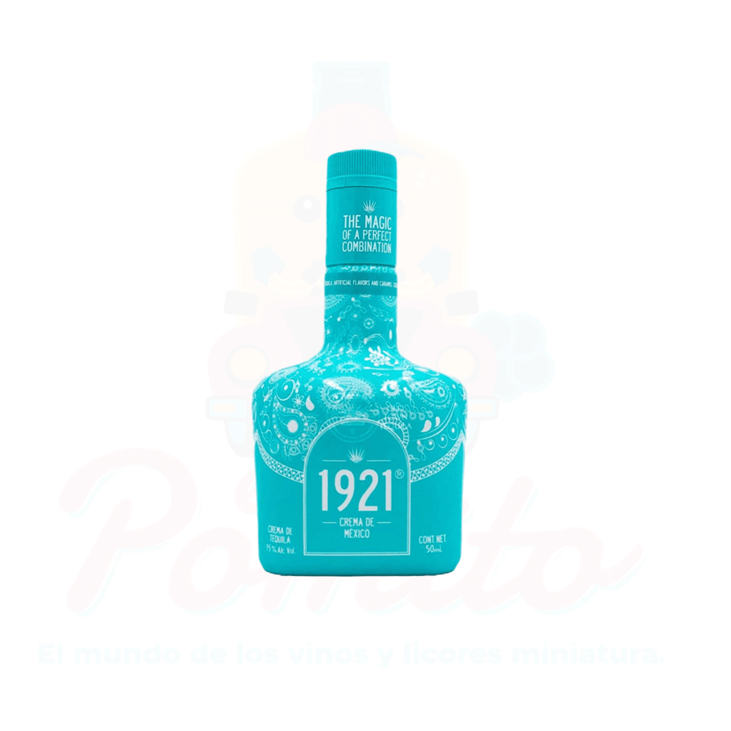 Mini Crema de Tequila 1921 Verde 50ml.