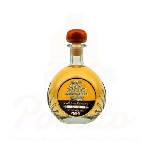 Mini Tequila Don Nacho Añejo 50 ml.