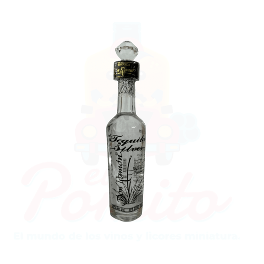 Mini Tequila Don Ramón Flauta Plata 50 ml.