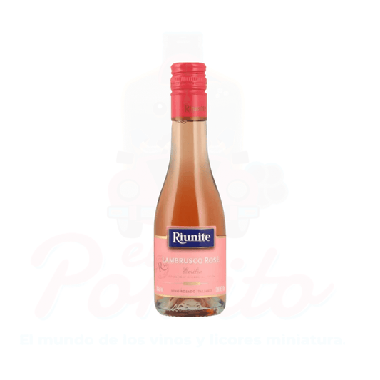 Mini Vino Riunite Lambrusco Rosé 187 ml.