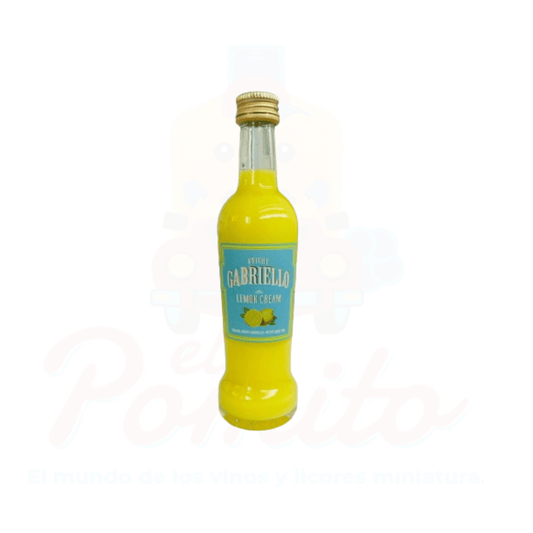 Mini Licor Cream Lemon Gabriello 50 ml.