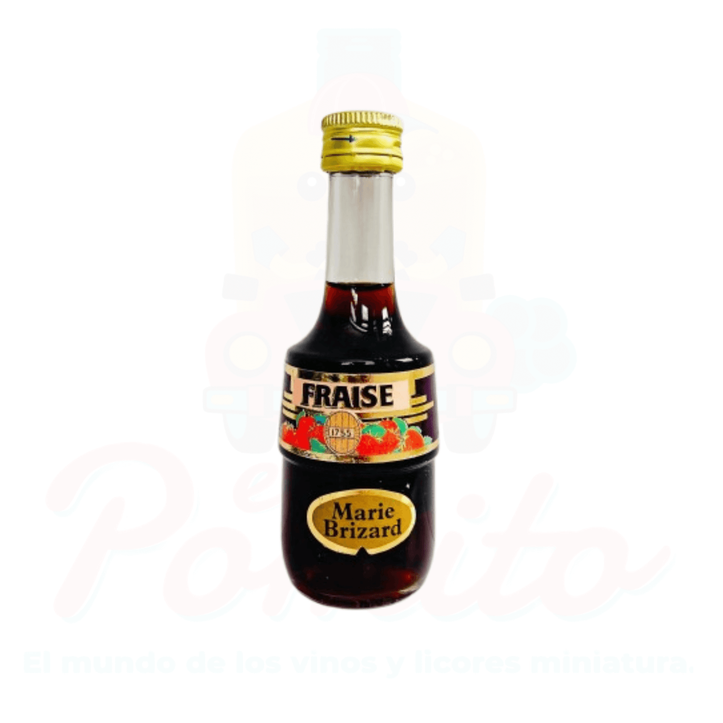 Mini Licor Marie Brizad Fraise 50ml.