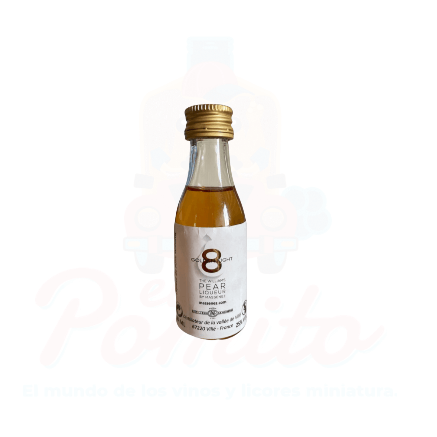 Mini Licor de Pera Golden Eight 30 ml.