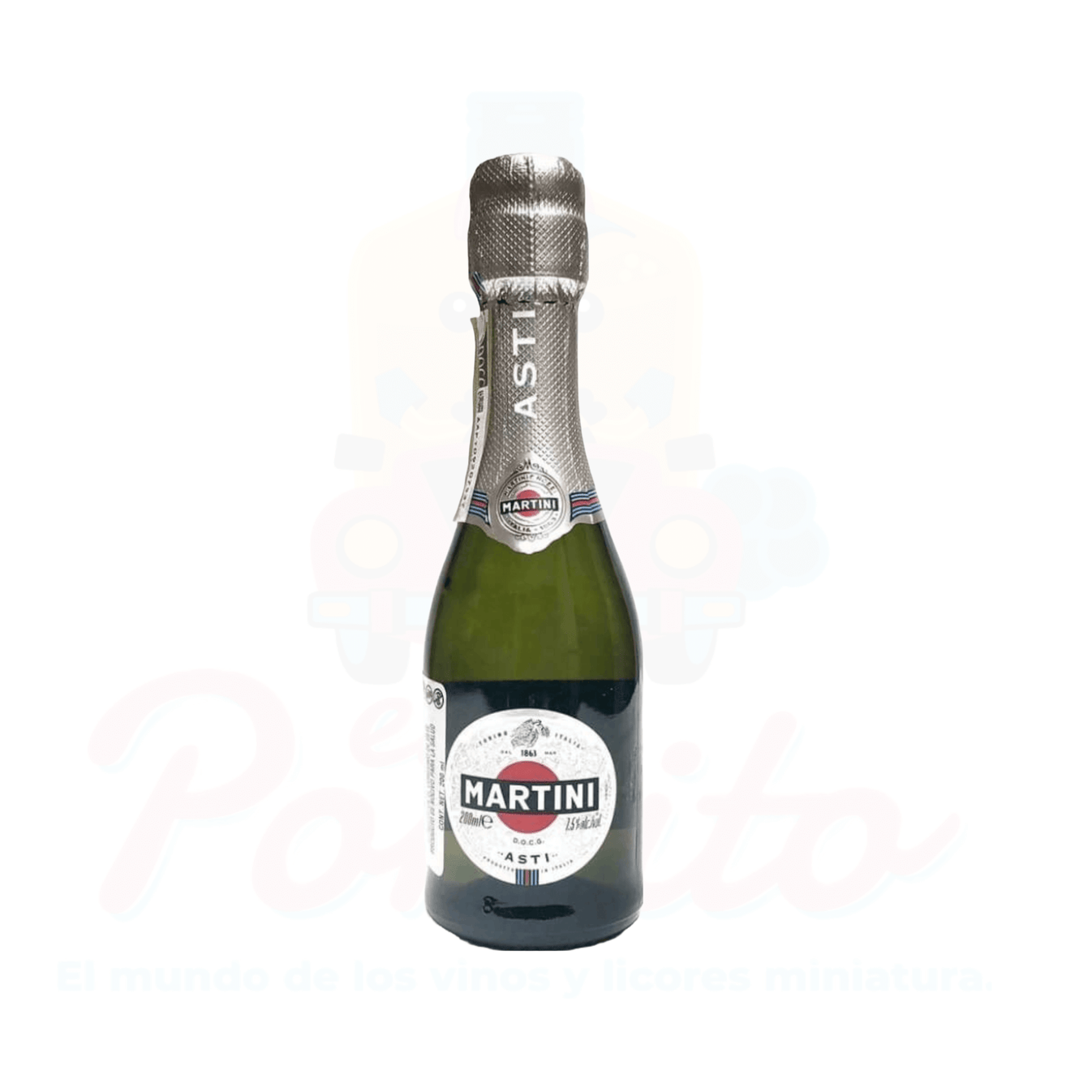 Mini Vino Espumoso Asti Martini 200 ml. El Pomito
