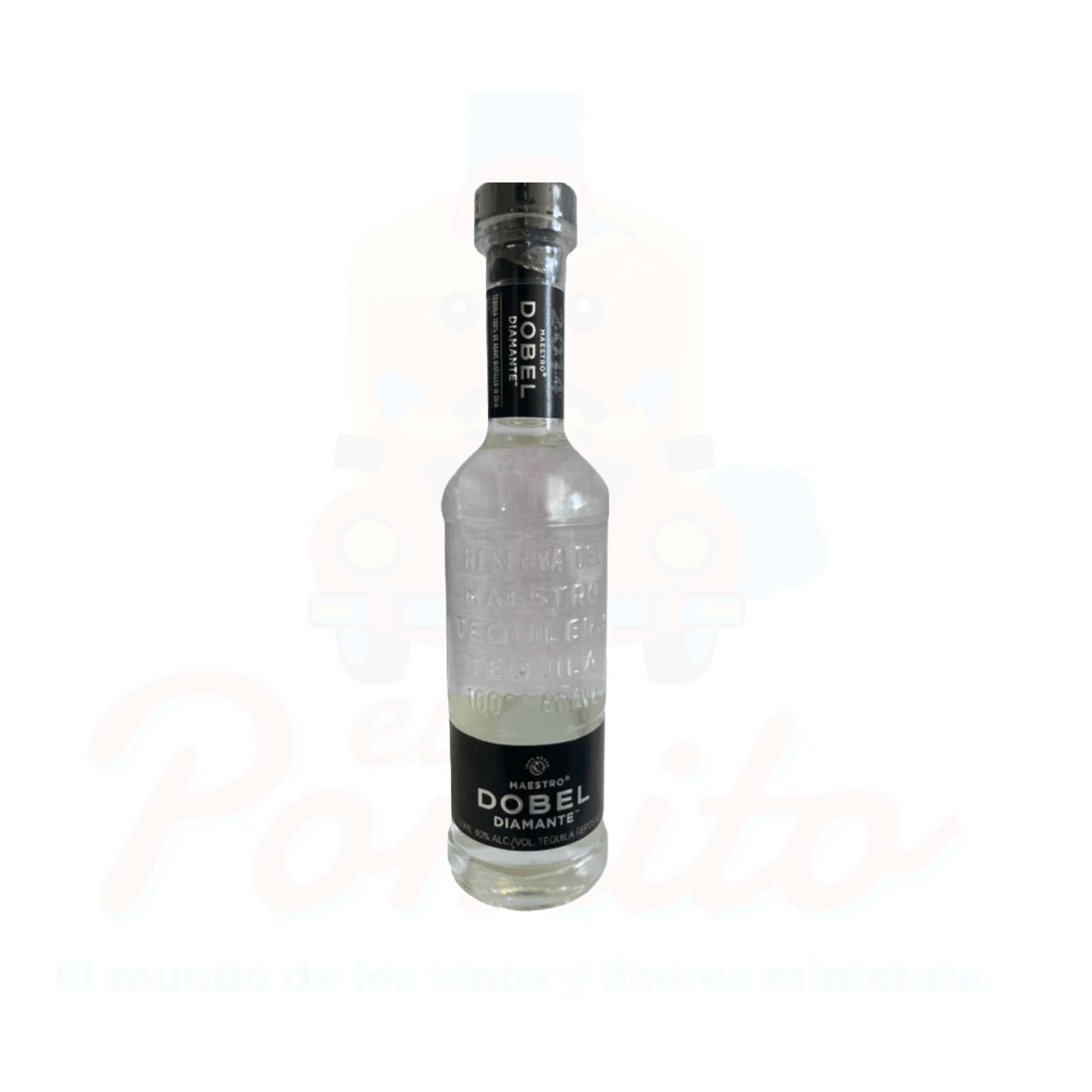 Mini Tequila Maestro Dobel Diamante 50 ml. El Pomito