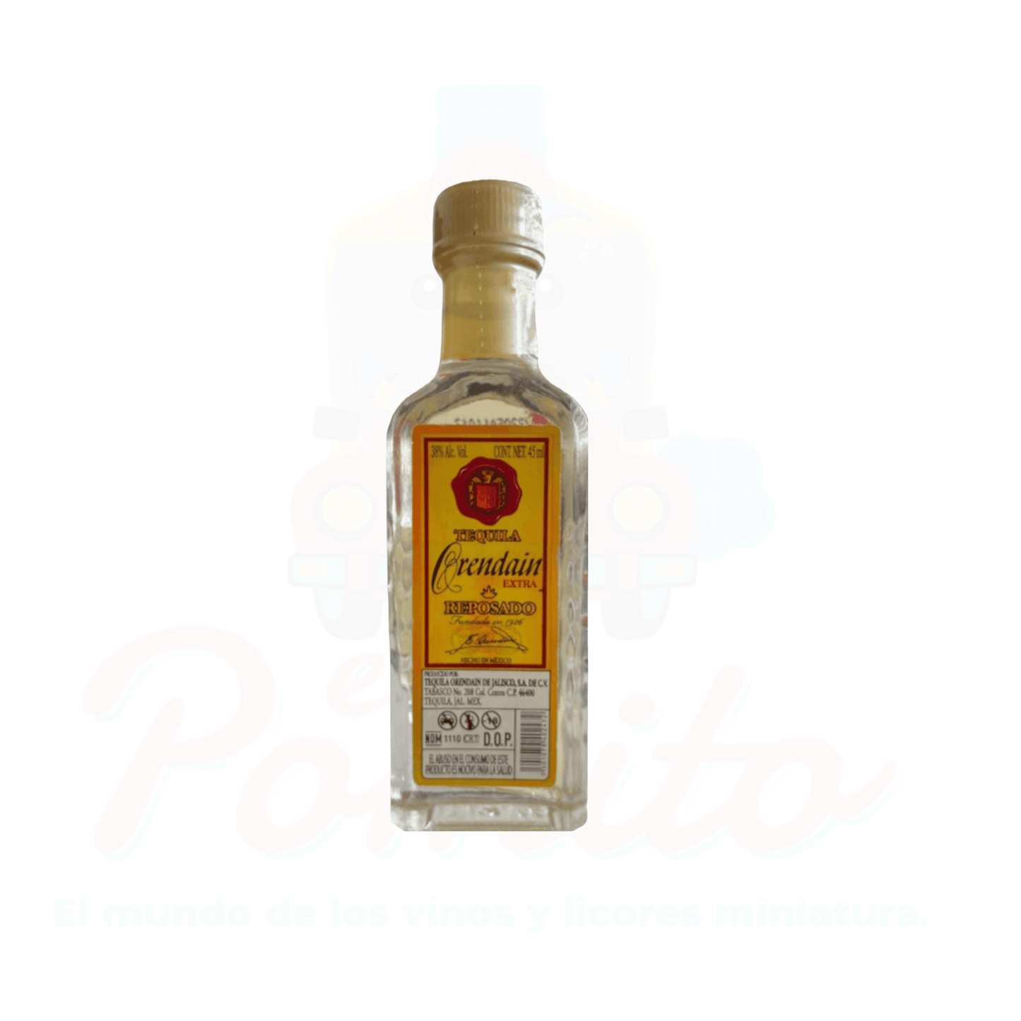 Mini Tequila Orendain Extra Reposado 50ml.