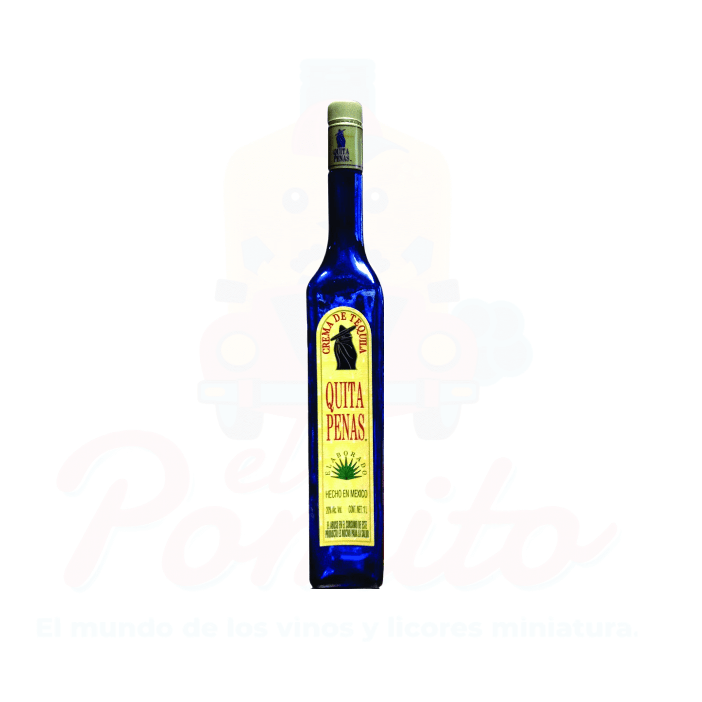 Mini Tequila Quita Penas Reposado 100 ml.