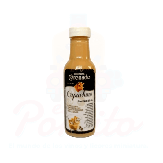 Mini Rompope Coronado Sabor Capuchino 50 ml.