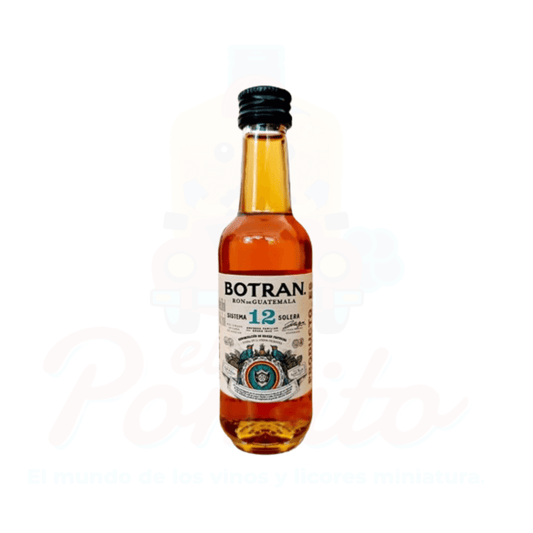 Mini Ron Botran 12, 50 ml.