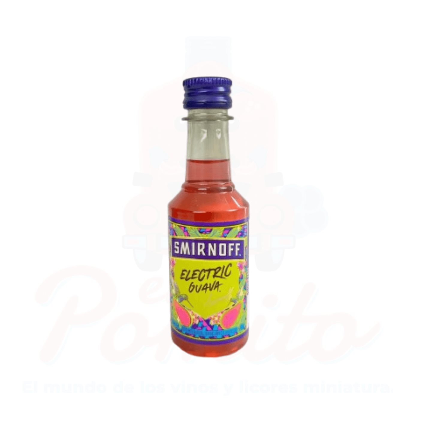 Mini Smirnoff Electric Guava 50ml.