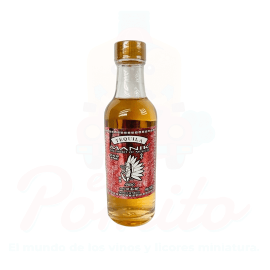 Mini Tequila Añejo Manik 50ml.