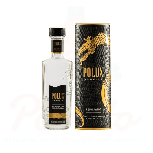 Mini Tequila Cristalino Diamante Polux Reposado 50 ml.