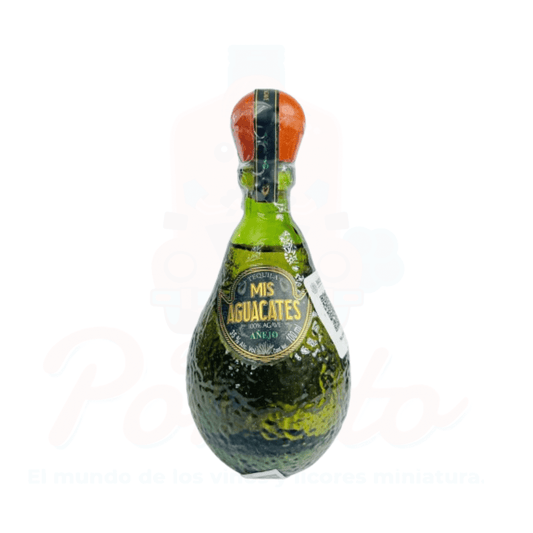 Mini Tequila Mis Aguacates Añejo 100 ml.