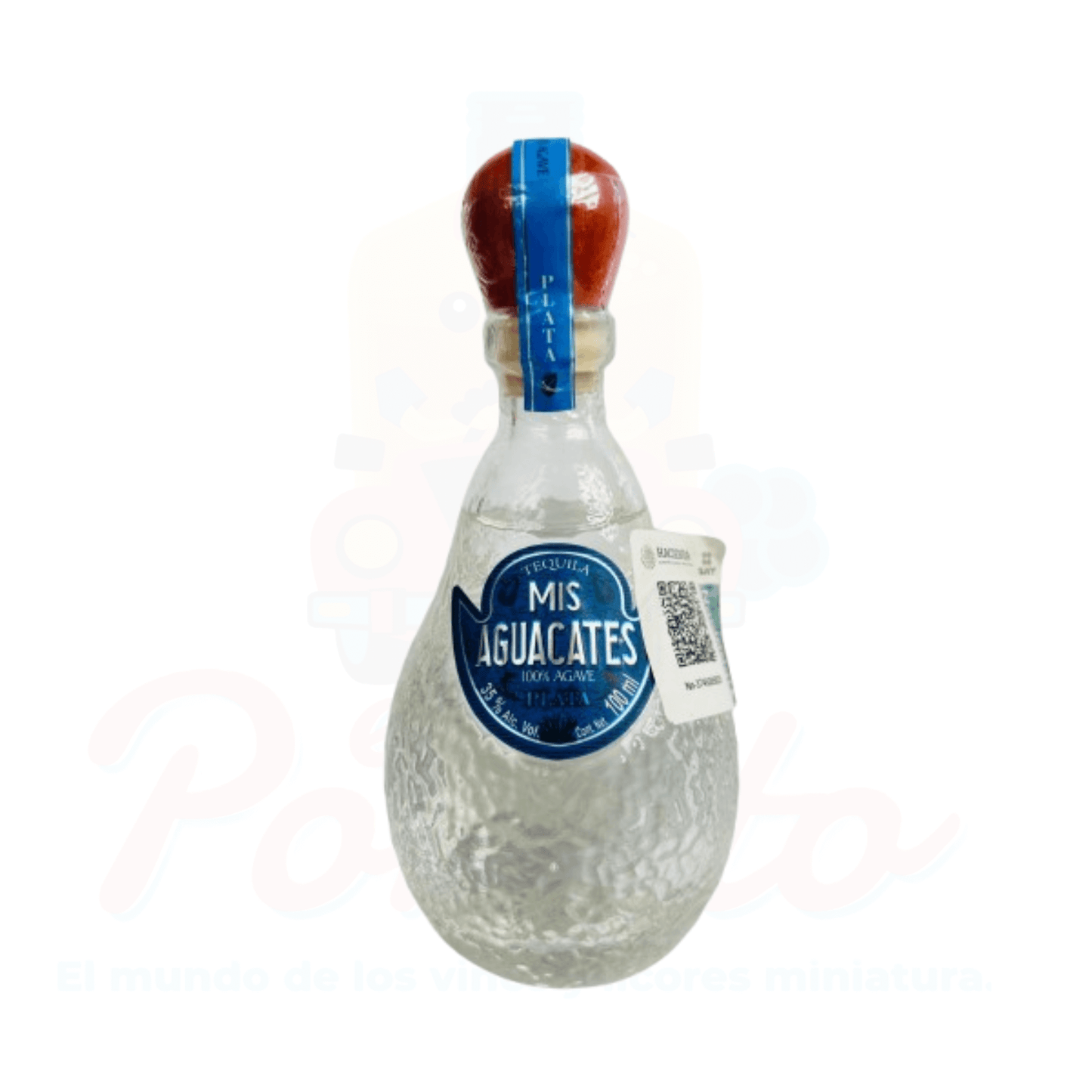 Mini Tequila Mis Aguacates Blanco 100 ml.