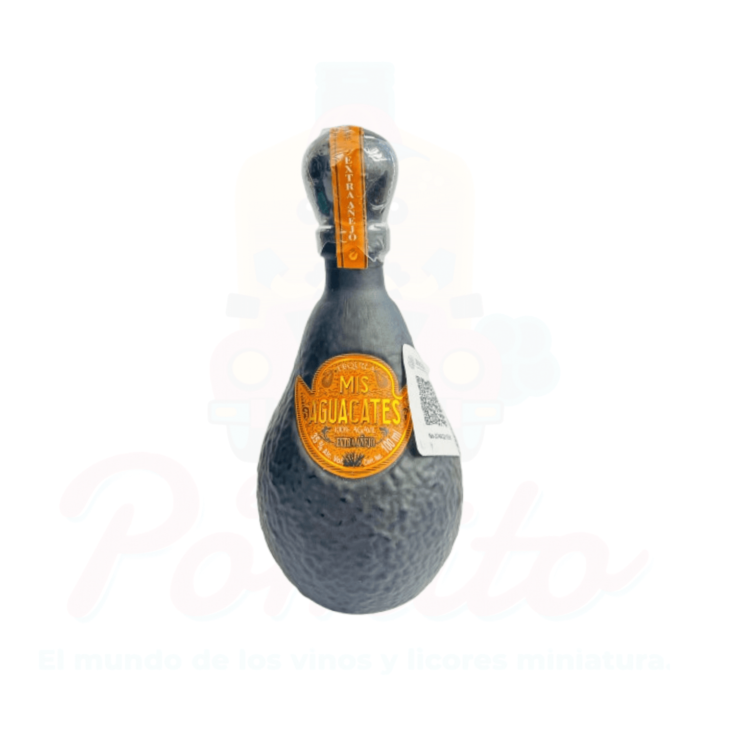 Mini Tequila Mis Aguacates Extra Añejo 100 ml.