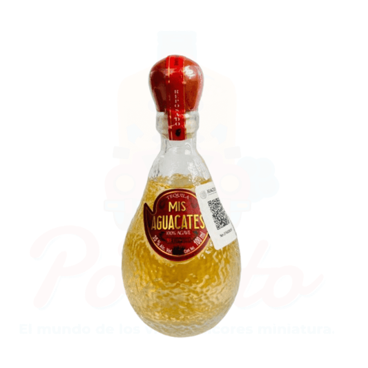 Mini Tequila Mis Aguacates Reposado 100 ml.