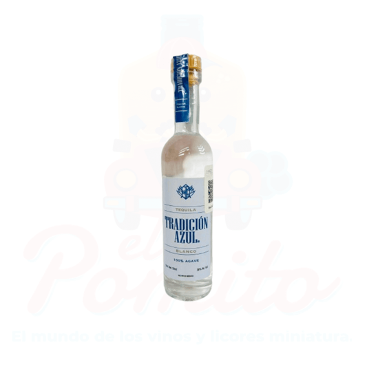 Mini Tequila Tradicional Azul Blanco 50ml.