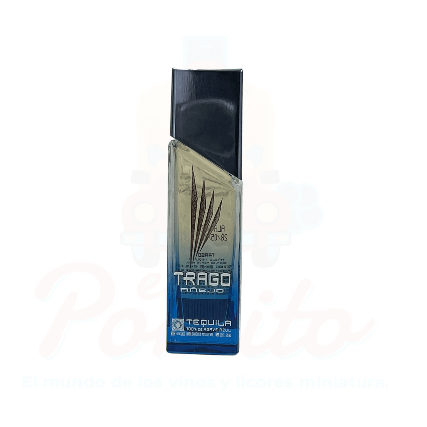 Mini Tequila Trago Añejo 50 ml.