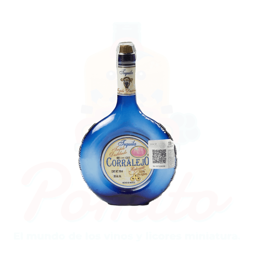 Mini Tequila Corralejo Triple Destilado 100  ml.