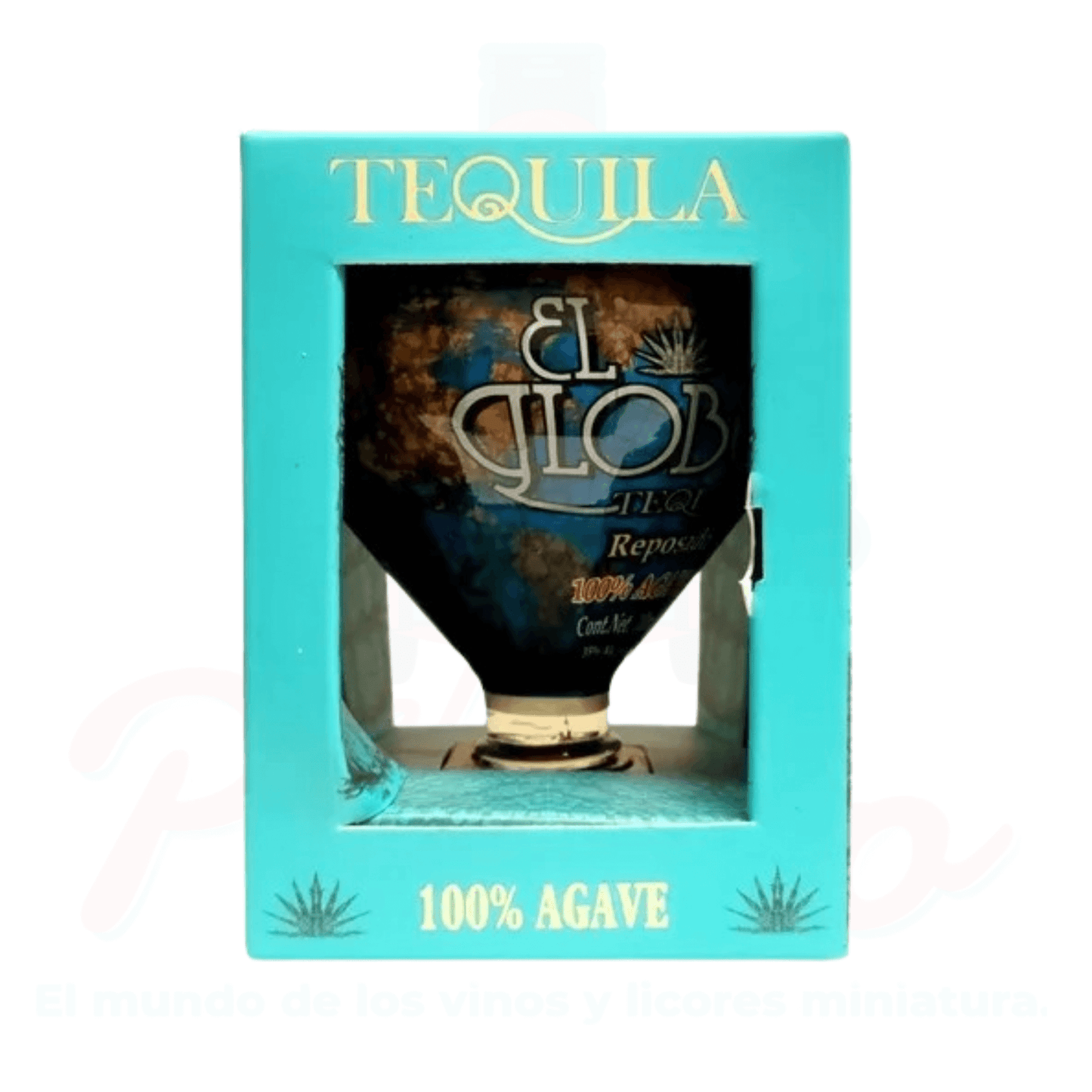 Mini Tequila El Globo Reposado 100 ml.