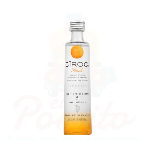 Mini Vodka Ciroc Peach 50 ml.