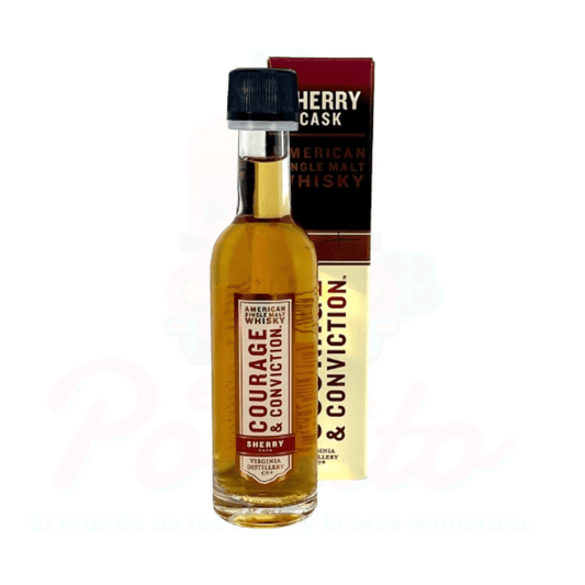 Mini Whisky Courage & Conviction Virginia Distillery Sherry Cask 50ml