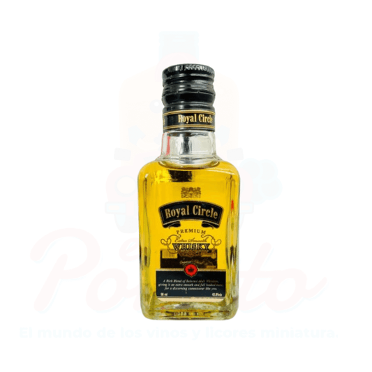 Mini Whisky Royal Circle 90ml.