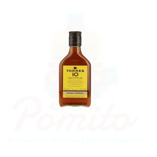 Mini Brandy Torres 10, 200 ml.